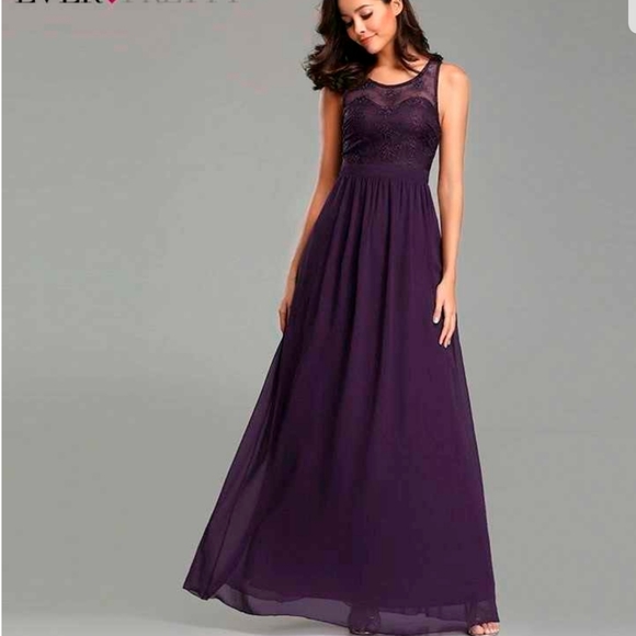 Dresses & Skirts - Wine O-Neck Sleeveless Long Dress